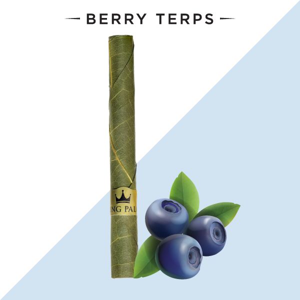 KING PALM BLUEBERRY BLUNT WRAP – HOLDS 1.5 GRAMS