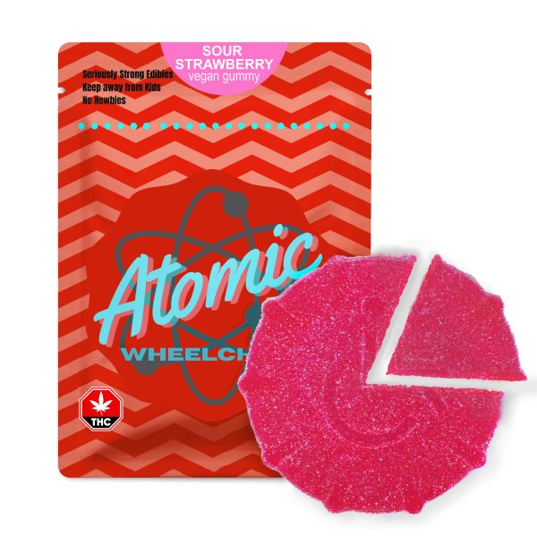 Atomic wheelchair 5000mg sour strawberry