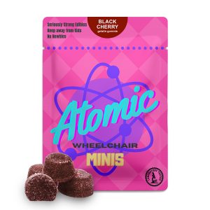 ATOMIC WHEELCHAIR black cherry– 1200MG THC GUMMIES
