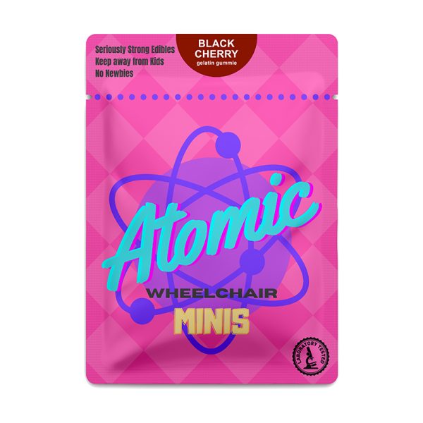 ATOMIC WHEELCHAIR black cherry– 1200MG THC GUMMIES