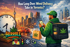 how long does weed delivery take Toronto