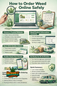 how to order weed online safely