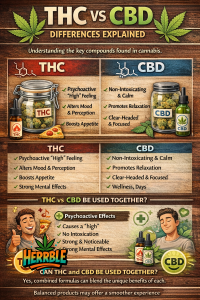 THC vs CBD differences
