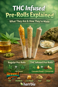 THC infused pre-rolls